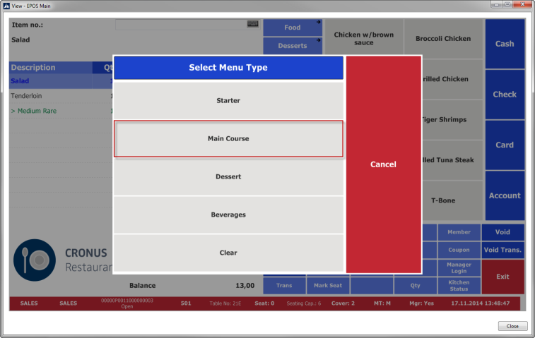 menu management: menu items Images High Quality Grahic Using Restaurant Menu Types
