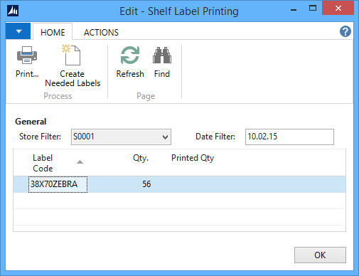 Reprint Manager Label Label Printing