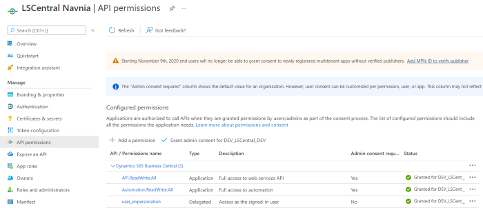 How to: Set Up an Azure Active Directory App