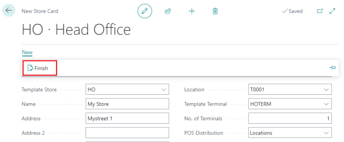 Using Store and POS Template