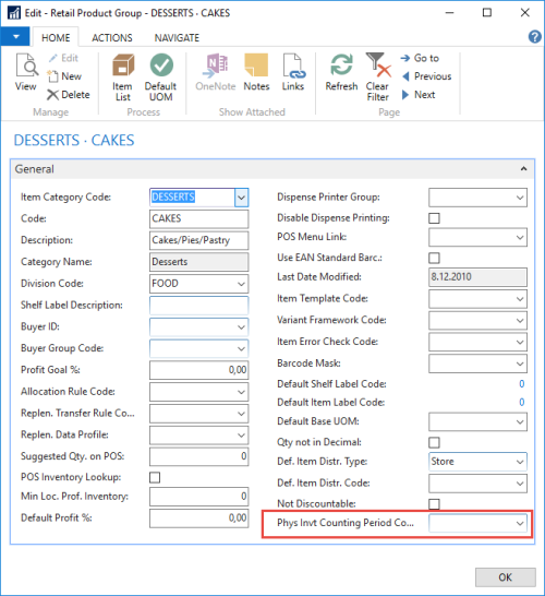 How to: Set Up Physical Inventory Counting Periods