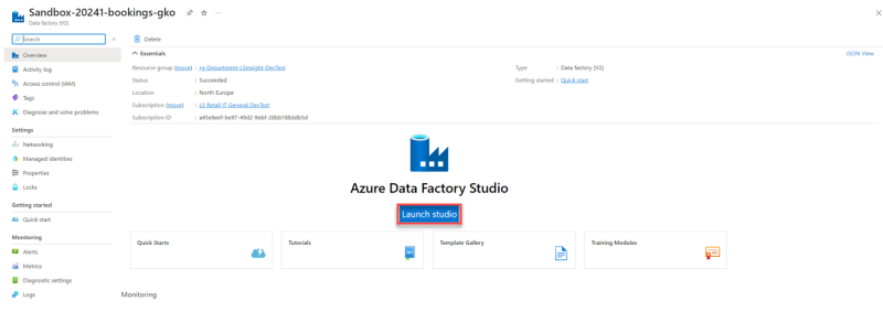 Troubleshooting Data
