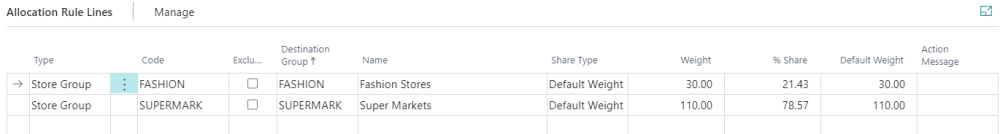 How to: Add Items to Allocation Plan Defined Lines